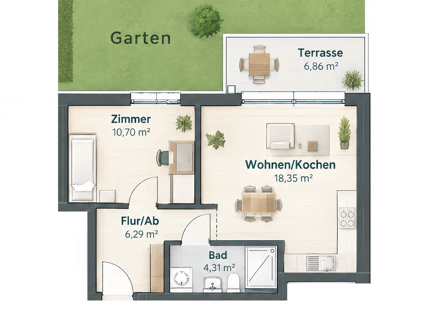Grundriss Wohnung 02