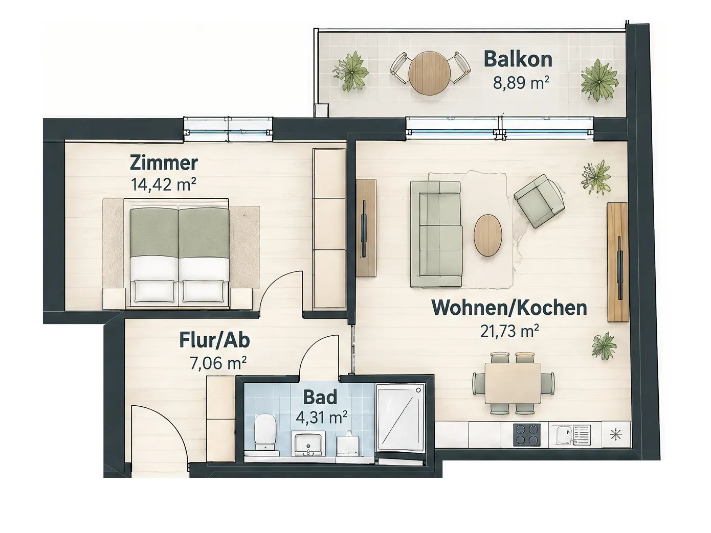 Grundriss Wohnung 06