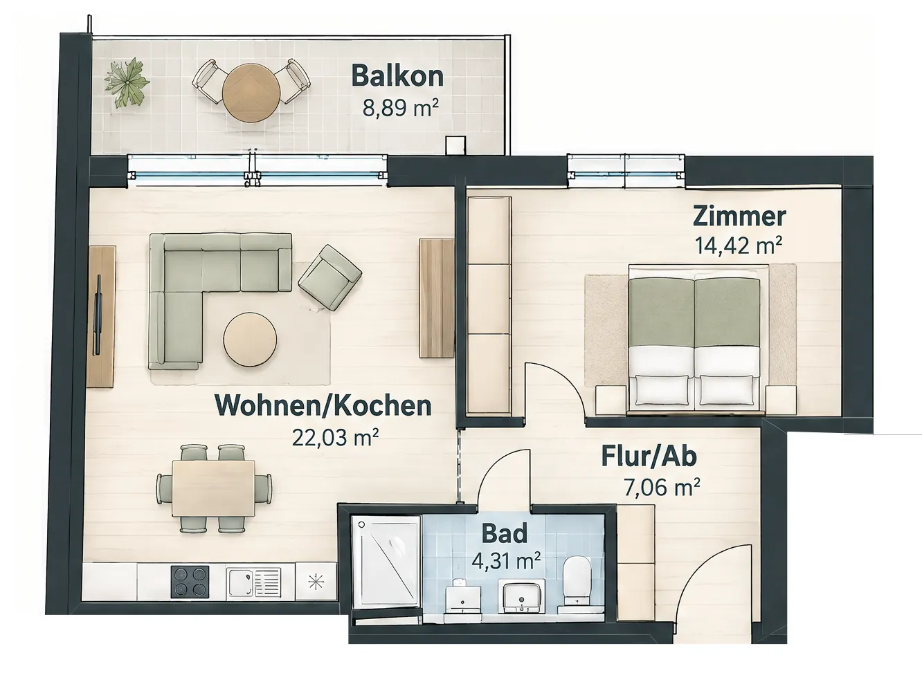 Grundriss Wohnung 07